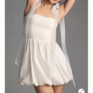 Reformation Enza Dress white